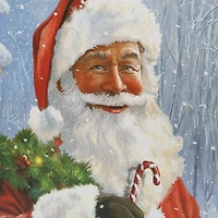 Holiday Time Boîte-cadeau du jumbo Santa Boîtier de configuration en papier rigide