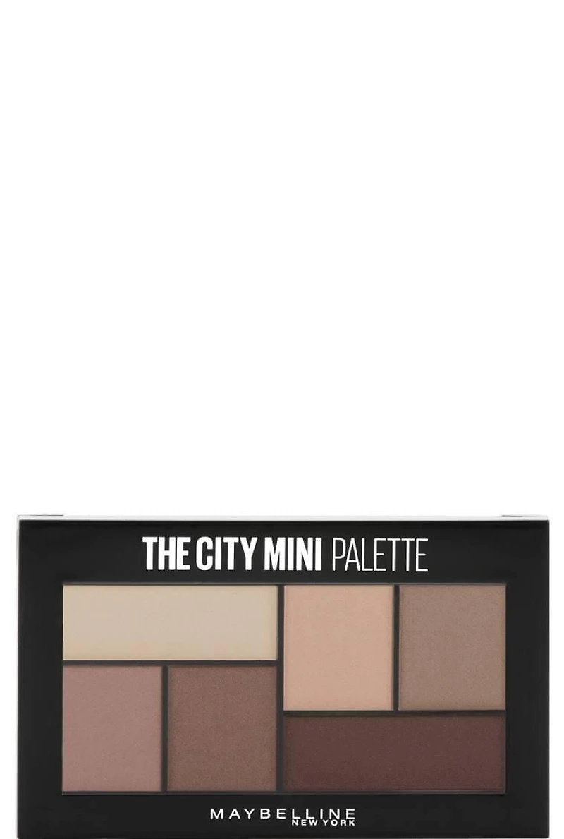 Maybelline New York The City Mini  Eye Shadow  Palette, Matte about Town, 7.4 G, 7.4  GR