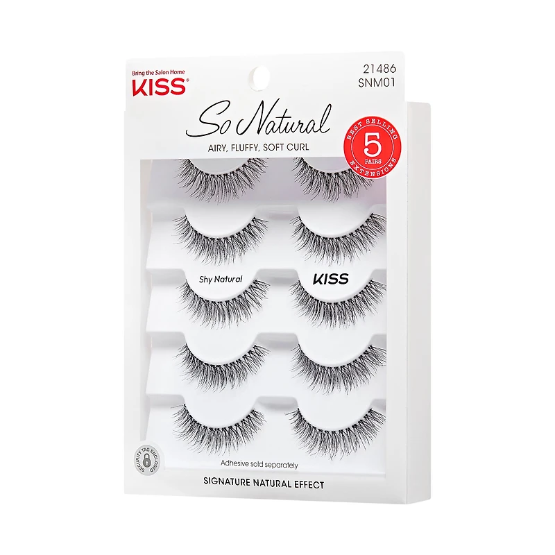 KISS So Natural 01, Naturel, Faux Cils en Bande