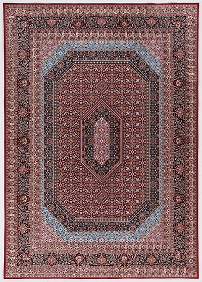Tapis d'appoint Emerald Duluth gris & bleu de 2 pi 2 po x 3 pi 2 po
