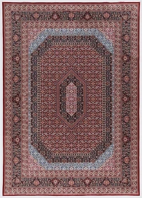 Tapis d'appoint Emerald Duluth gris & bleu de 2 pi 2 po x 3 pi 2 po