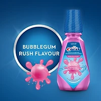 Rince-bouche anticarie au fluorure Crest pour enfants, saveur Explosion de gomme balloune 500 ml