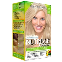 Garnier Nutrisse Ultra Crème, Coloration Permanente, Longue-Durée, 1 unité 100% Couverture des Cheveux Gris