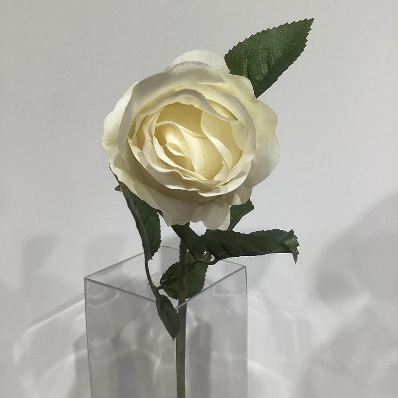 ROSE BUD WHITE, ARTIFICIAL FLOWERS