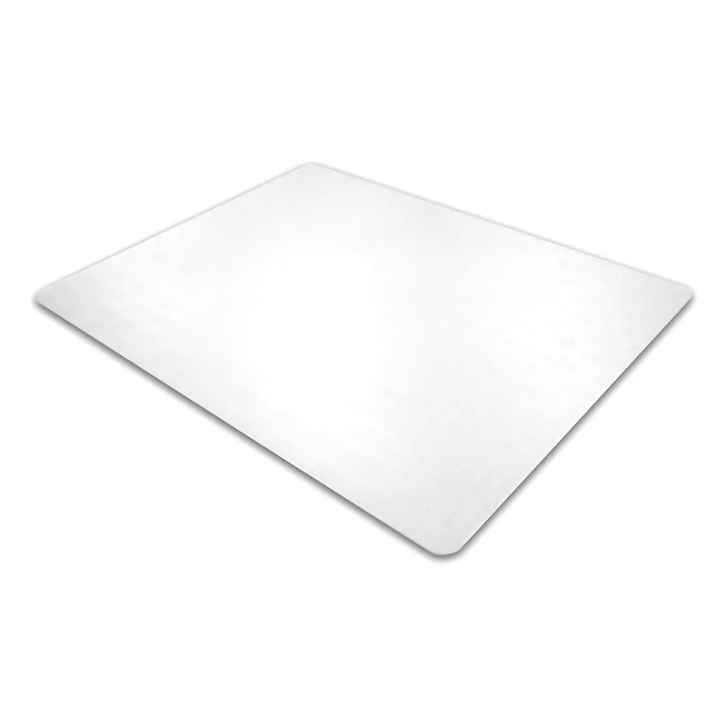 Cleartex® Enhanced Polymer Rectangular Chair Mat for Hard Floors - 48" x 60"