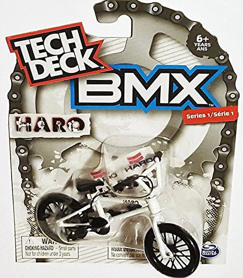 Vélo à doigt BMX Haro de la série 1 de Tech Deck en blanc