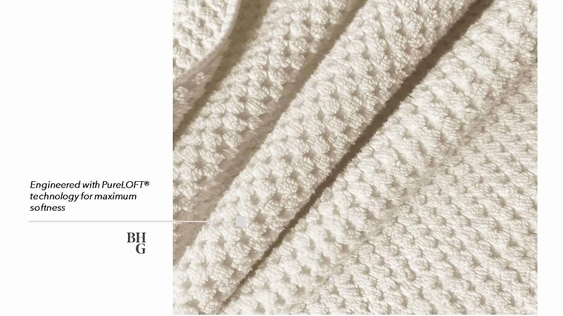 Better Homes & Gardens Signature doux Popcorn Texture Collection de serviettes