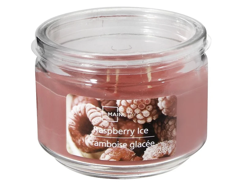 MAINSTAYS FRAMBOISE GLACÉE POT PARFUMÉ 283g 10 onces / 283 grammes