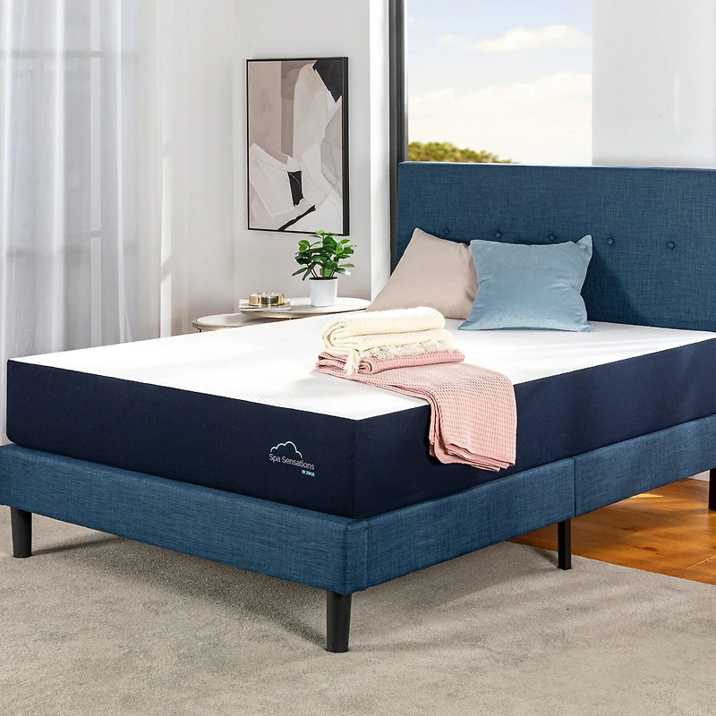 Matelas en mousse à mémoire de forme ferme Zinus Spa Sensations Cloud de 10 po Simple, double, grand, très Grand