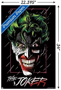 DC Comics - The Joker - Up Close Wall Poster