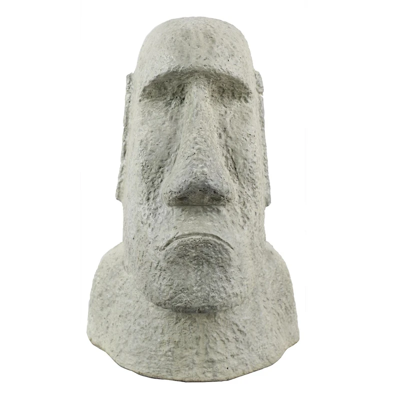 STATUE DE TÊTE DE MOAI EN MAGNÉSIUM
