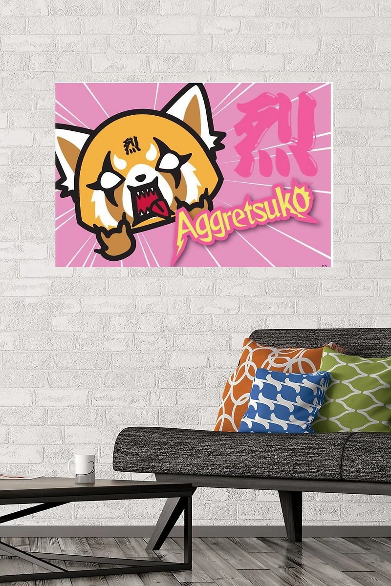 Aggretsuko - Horns Wall Poster