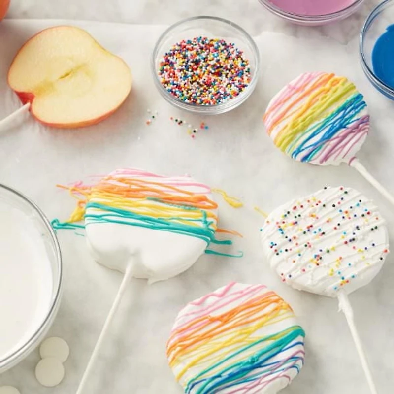 Bâtonnets à gâterie blancs de 8 po (20 cm) Wilton 25 unités