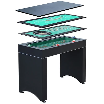 Table de casino 4-en-1 Monte Carlo de Hathaway
