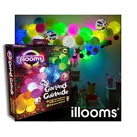 illooms Rainbow Garland 40Pk