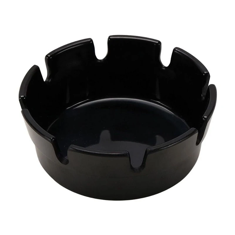 Mainstays 4 inch Black Melamine Ashtray