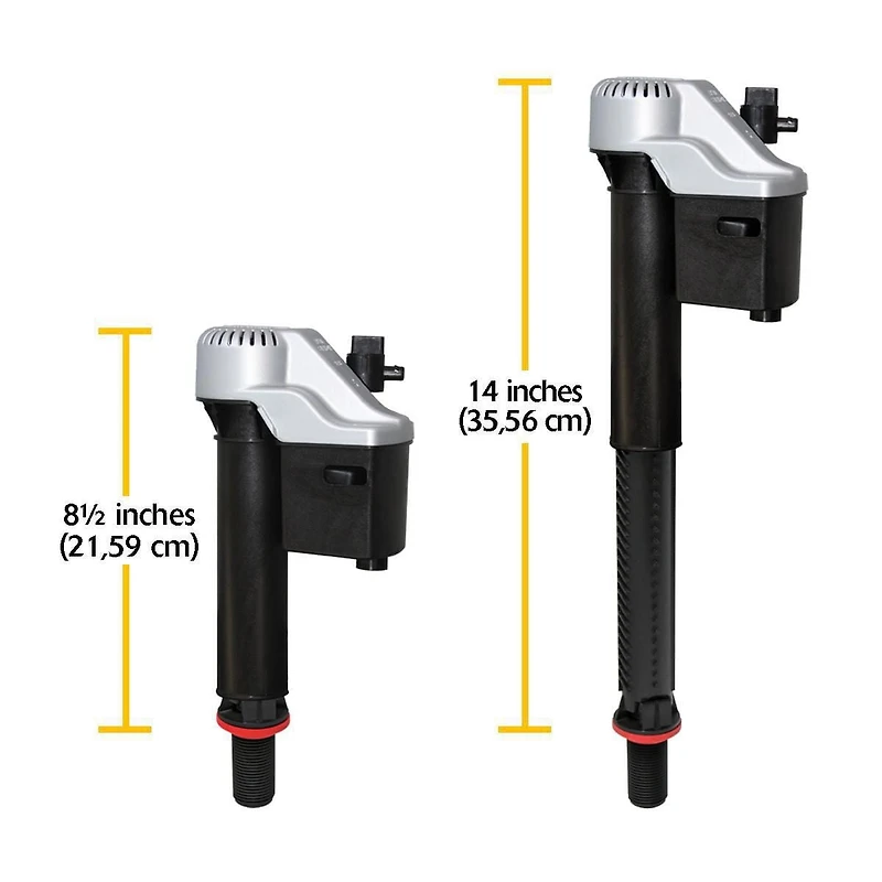 Kit complet de réparation de toilettes Standard 1 pouce (4010MP) - Répare les toilettes qui coulent, bruyantes, à remplissage lent et à chasse d'eau faible