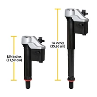 Kit complet de réparation de toilettes Standard 1 pouce (4010MP) - Répare les toilettes qui coulent, bruyantes, à remplissage lent et à chasse d'eau faible