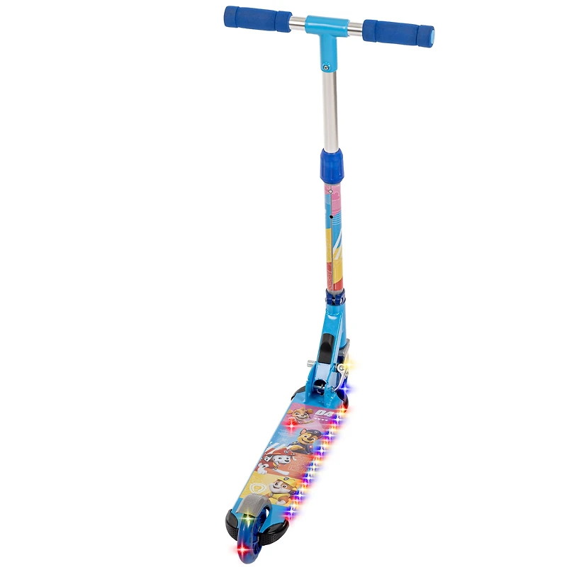 La Pat’ Patrouille Trottinette en ligne de Huffy avec lumières LED, Bleu