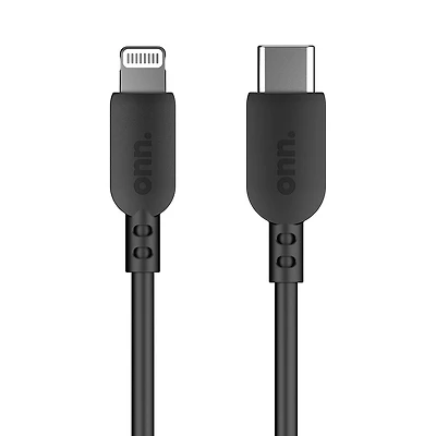 onn. 3 ft./0.9 m USB-C to Lightning Charge & Sync Cable, Made for Apple, Transfer while Charging