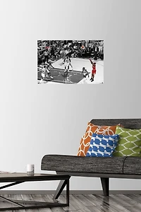 Michael Jordan - The Shot Horizontal Wall Poster, 22.375" x 34"