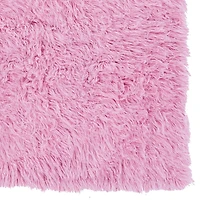New Flokati 1400gr 8' x 10' Area Rug, Pastel Pink