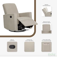 Evolur Raleigh Basic Glider |Recliner| Rocker