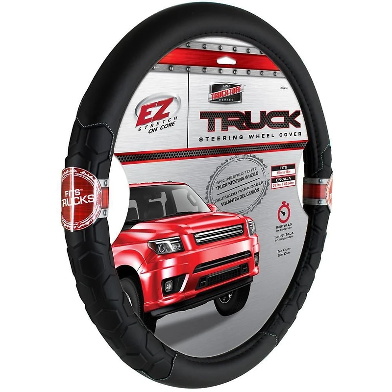 Truck Tuff Heavy Duty Truck Sized Steering Wheel Cover, Heavy Duty Truck Sized Steering Wheel Cover