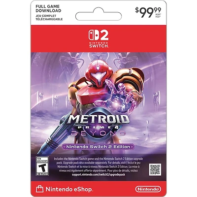 Metroid Prime 4: Beyond Nintendo Switch 2 Edition (Digital Code)