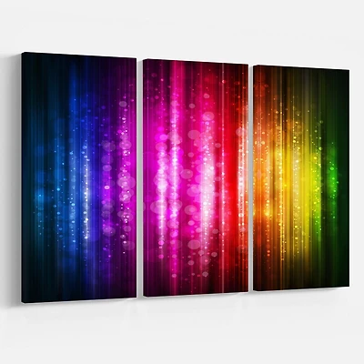 Design Art Glowing Background Canvas Print