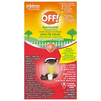 OFF! Backyard Insect and Mosquito Repellent Lamp Refills, Ideal for Camping and Outdoors, Up to 6 Hours of Protection, Canadian Print, 2 Diffuser Refills, 2 Refills