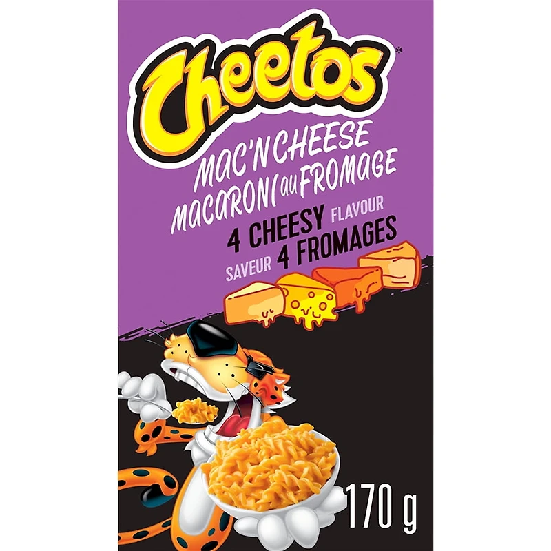 Cheetos Maccaroni au fromage, saveur 4 fromages