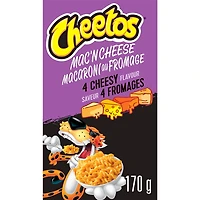 Cheetos Maccaroni au fromage, saveur 4 fromages