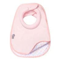 Tommee Tippee Closer to Nature Comfi-Neck Reversible Soft Baby Bib, 0m+ – Pink