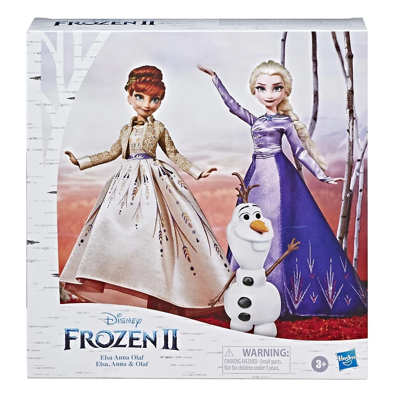 Disney Frozen Elsa, Anna & Olaf Fashion Doll Set