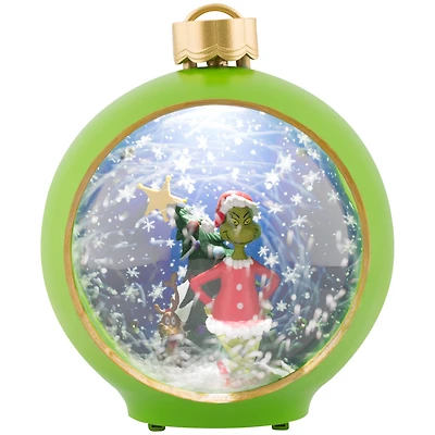 Christmas Indoor Décor Ornament Snow Globe 6" Grinch Dr Seuss 5.31 in x 5.11 in x 6.29 in 0.70 lb