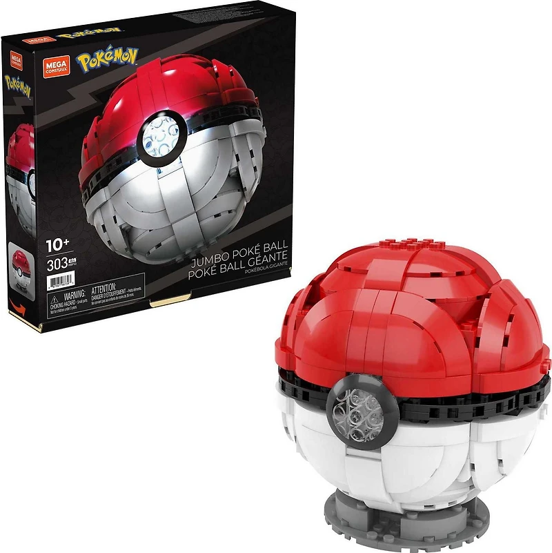 Mega Construx Pokémon Poké Ball Jumbo - 303 Pièces