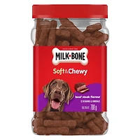 Milk-Bone Soft & Chewy Beef Steak Flavour Dog Treats 708g, 113g-708g