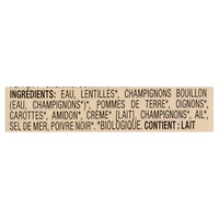 Pacific Foods Soupe Legumes Lentilles Champignons