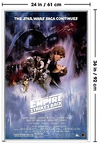 24X36 Star Wars: The Empire Strikes Back - One Sheet Wall Poster, 24" x 36"
