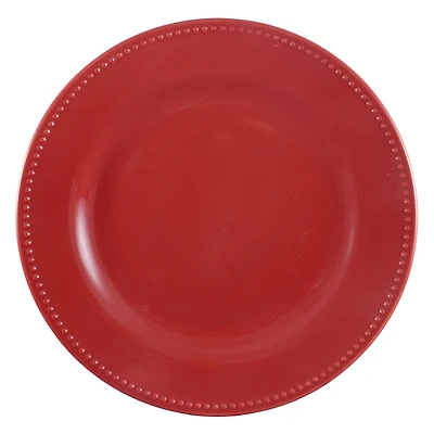 Mainstays Stonerware Brynn assiette rouge 10,39 pouces
