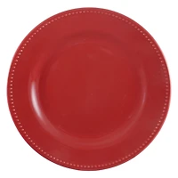 Mainstays Stonerware Brynn assiette rouge 10,39 pouces