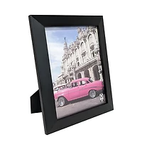 Cadre photo biseauté Hometrends 8 x 10 pouces, Noir Cadre noir biseauté 8x10