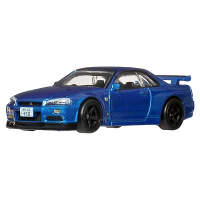 Hot Wheels Premium Car Culture Timeless Icons Nissan Skyline R34 GTR 1:64 Scale Collectible Vehicle