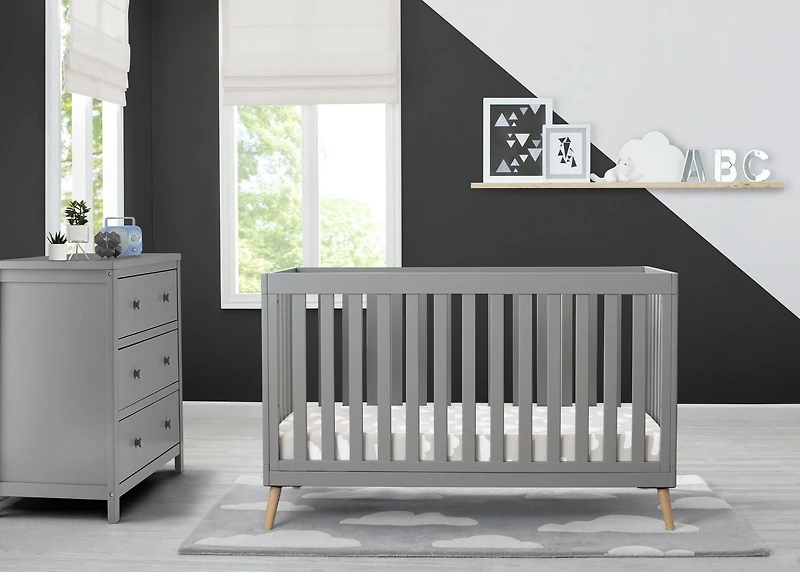 Delta Children Tucker 4-in-1 Convertible Crib, 1 Crib