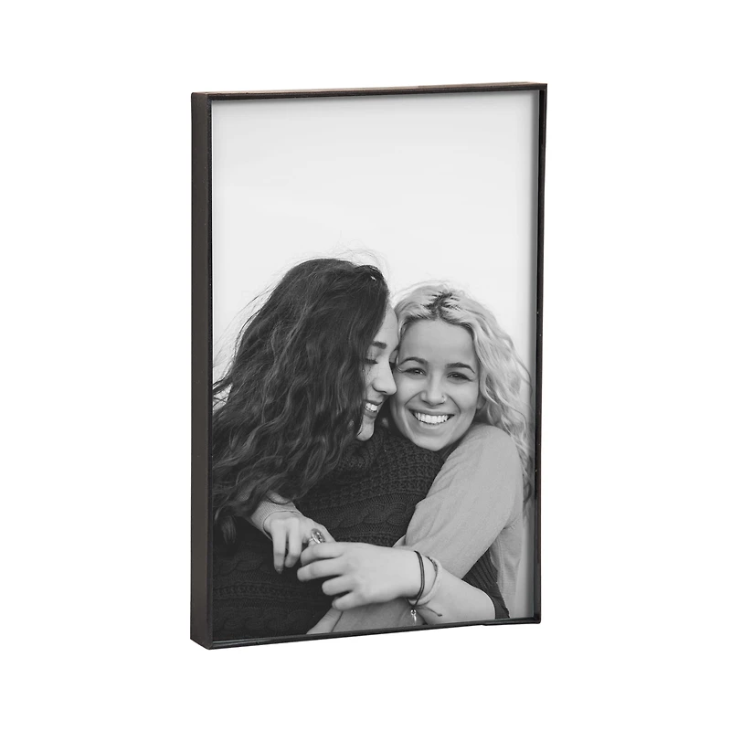 Slimline 4x6 2pk Black Tabletop Picture Frame Set