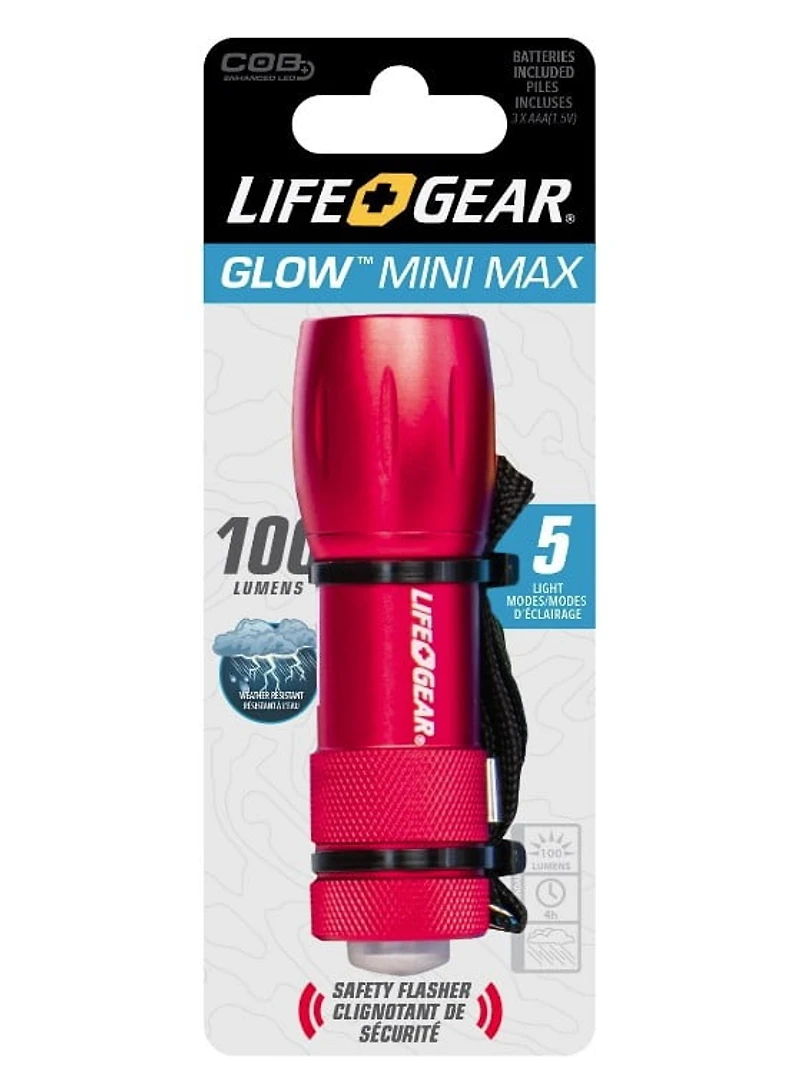 LifeGear 100 Lumen Aluminum Flashlight