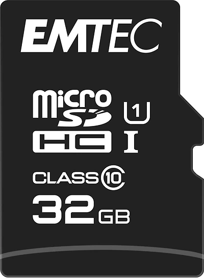 Emtec CL10 U1 32 Go Adaptateur de Carte Élitaire MSD D'or