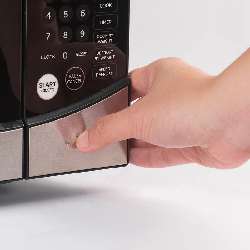 Micro-ondes COMMERCIAL CHEF de 0,9 pi3 avec 10 niveaux de puissance, micro-ondes de comptoir avec minuterie et menu tactile rapide, acier inoxydable