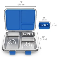 Bentgo Kids Stainless Steel Lunch Box - Blue